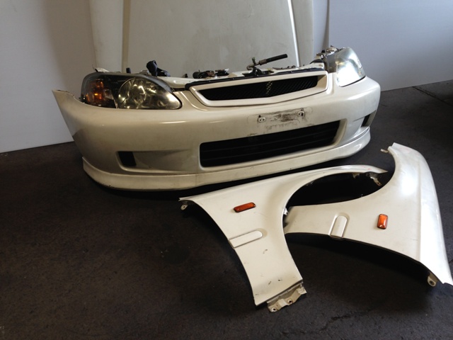 JDM 1999 HONDA CIVIC EK9 TYPE-R FRONT END NOSE CUT CONVERSION CTR - JDM ...