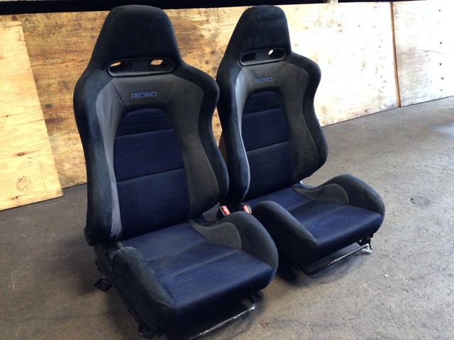 JDM MITSUBISHI LANCER EVOLUTION OEM RECARO SEATS CT9A EVO 8 PAIR - JDM ...