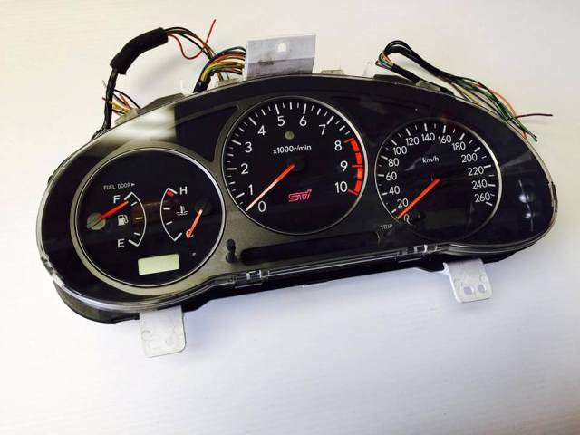 JDM SUBARU IMPREZA WRX STI S202 SPEC-C TYPE-RA GAUGE CLUSTER 02-03 ...