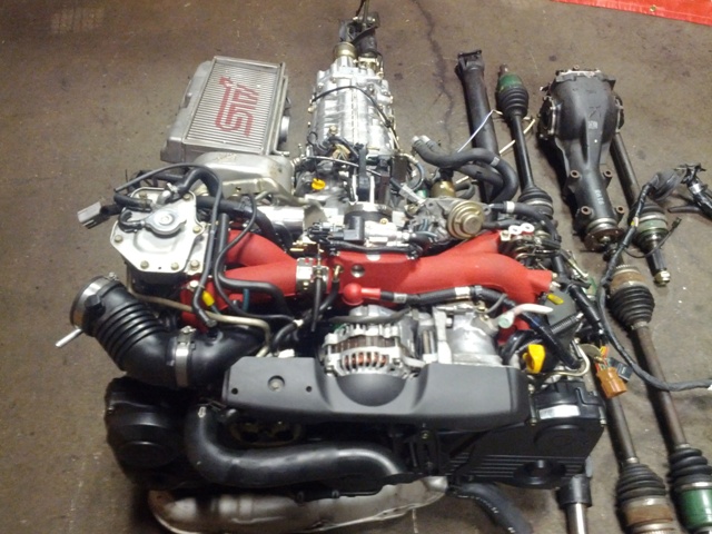 JDM SUBARU IMPREZA STI EJ20T VERSION 9 SPEC-C ENGINE TURBO VF36 DCCD