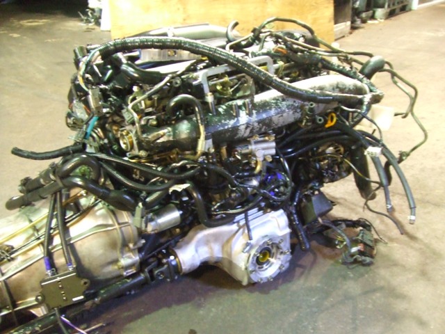 JDM NISSAN SKYLINE GTR RB26DETT R32 ENGINE WITH MT AWD TRANSMISSION ...